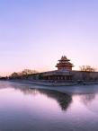 Forbidden City sunrise in Winter